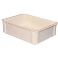 Mfg Tray Molded Fiberglass Toteline Stacking Tote 802008 - 16-1/2"L x 11-3/8"W x 4-5/8"H, White 8020085269